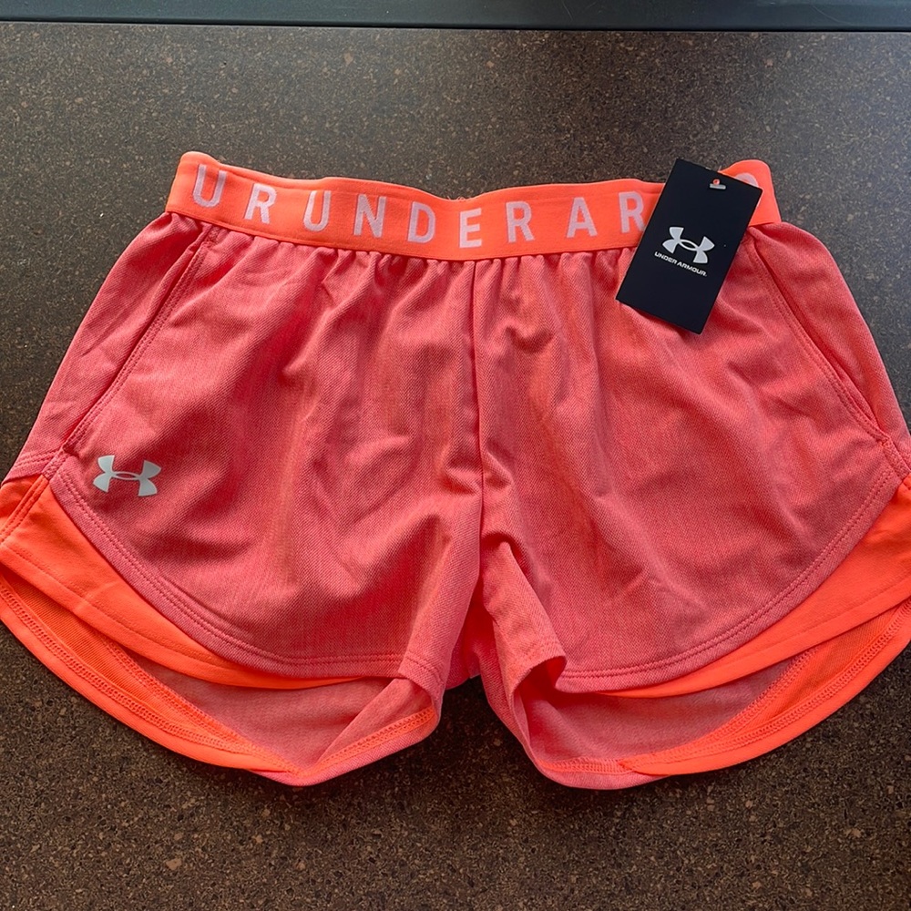 Brand new orange under armour shorts
